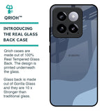Navy Blue Ombre Glass Case for Mi 14