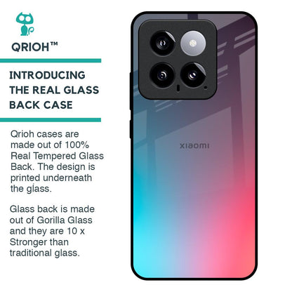 Rainbow Laser Glass Case for Mi 14