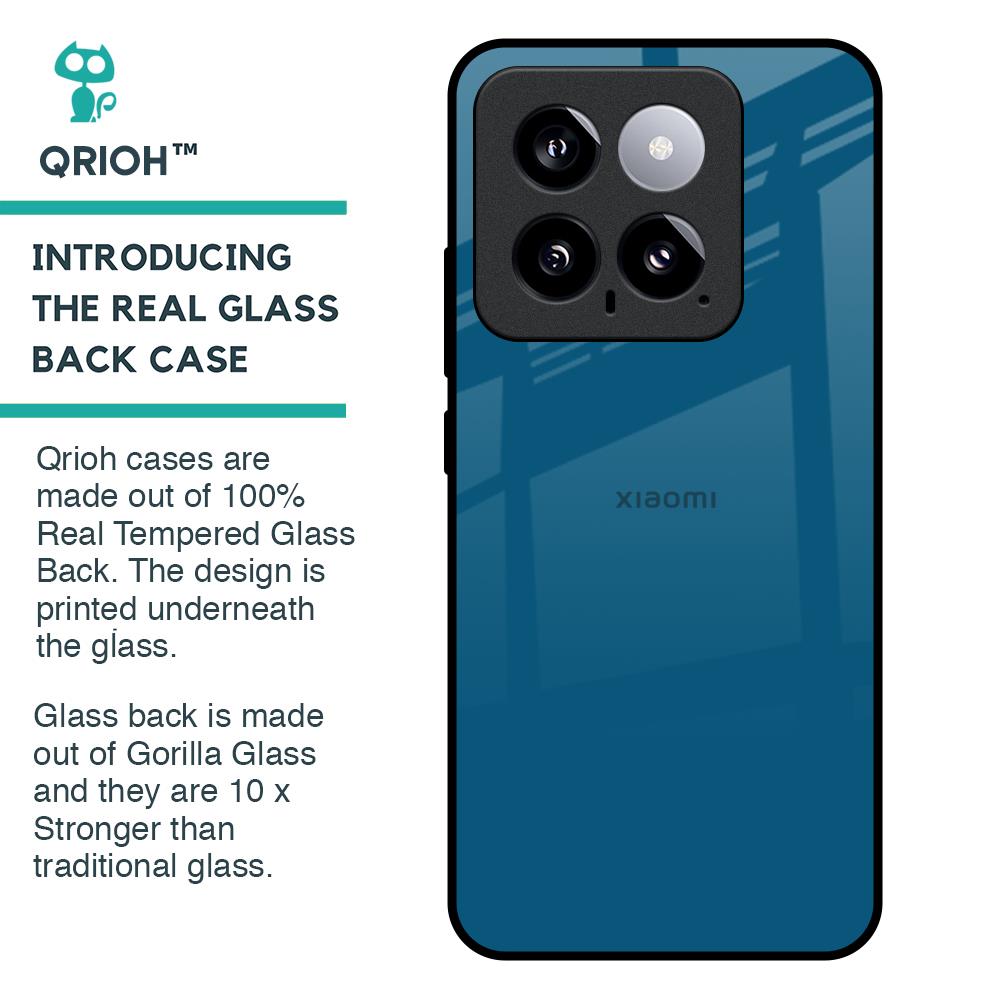 Cobalt Blue Glass Case for Mi 14