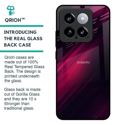 Razor Black Glass Case for Mi 14