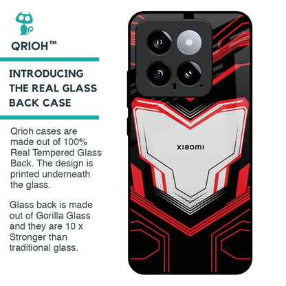 Quantum Suit Glass Case For Mi 14