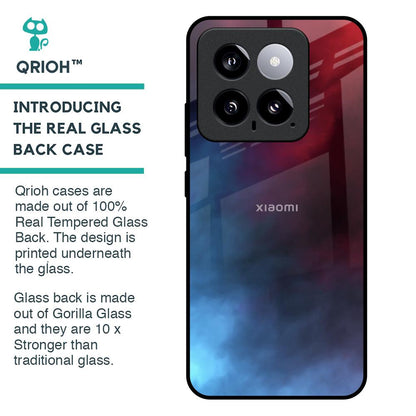 Smokey Watercolor Glass Case for Mi 14