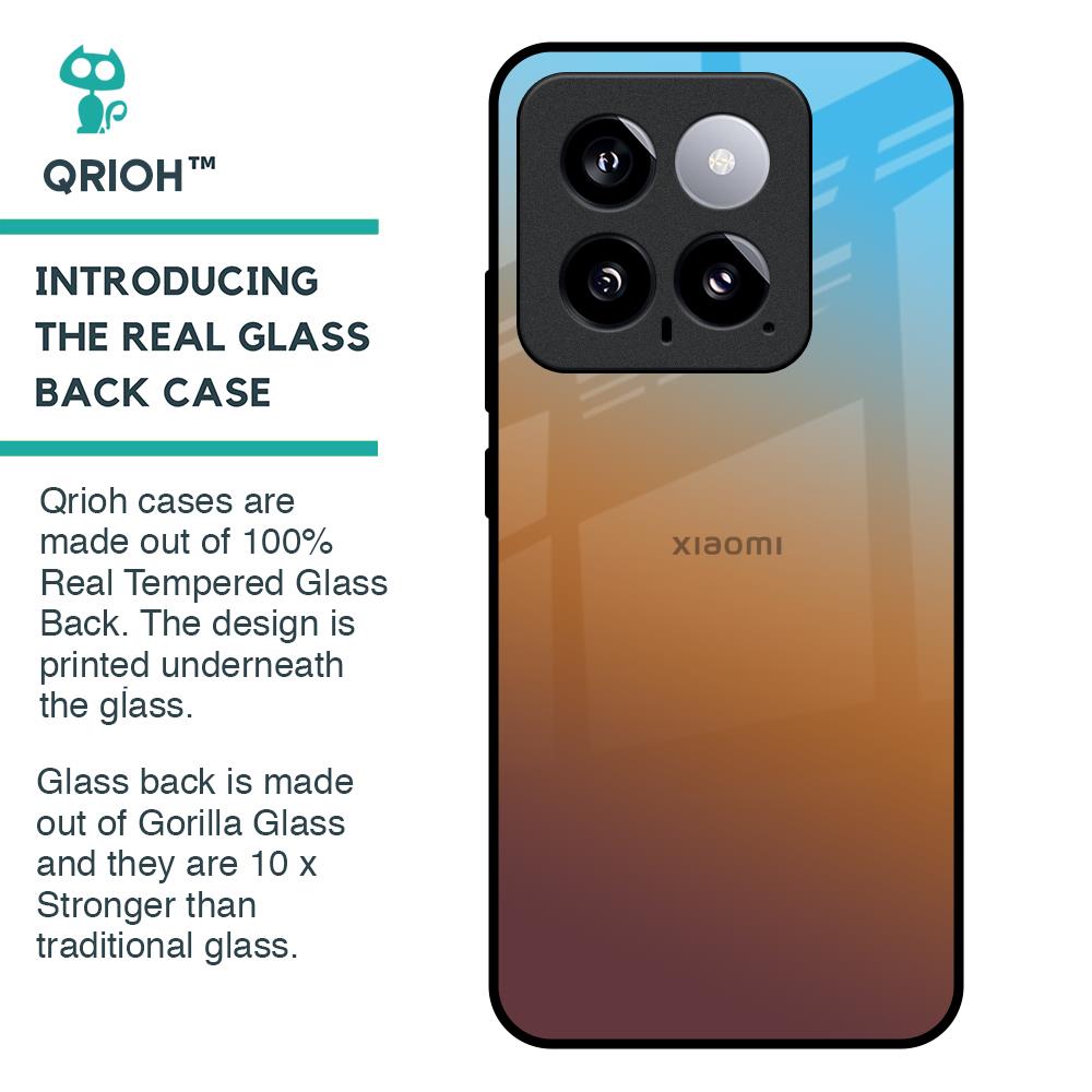Rich Brown Glass Case for Mi 14