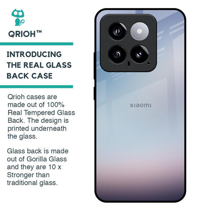 Light Sky Texture Glass Case for Mi 14