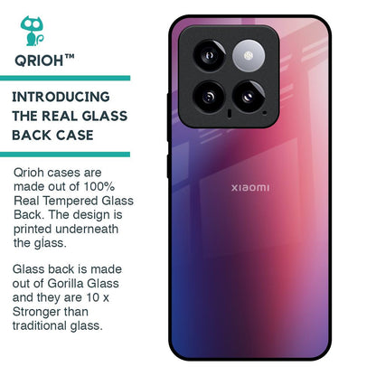 Multi Shaded Gradient Glass Case for Mi 14