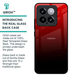 Maroon Faded Glass Case for Mi 14