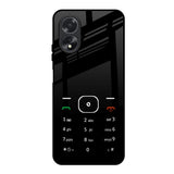 Classic Keypad Pattern Oppo A18 Glass Back Cover Online