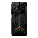 Modern Ultra Chevron Oppo A18 Glass Back Cover Online