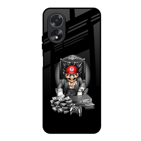 Dark Secret Oppo A18 Glass Back Cover Online