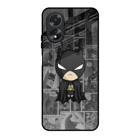 Cartoon Art Oppo A18 Glass Back Cover Online