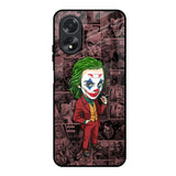 Joker Cartoon Oppo A18 Glass Back Cover Online