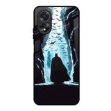 Dark Man In Cave Oppo A18 Glass Back Cover Online
