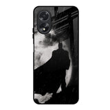 Dark Warrior Hero Oppo A18 Glass Back Cover Online