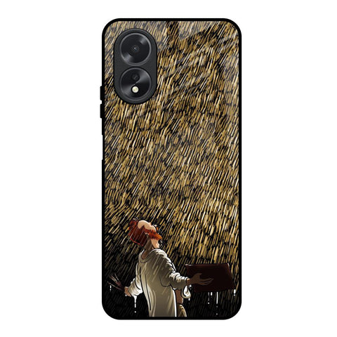 Rain Festival Oppo A18 Glass Back Cover Online