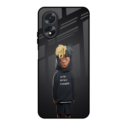 Dishonor Oppo A18 Glass Back Cover Online