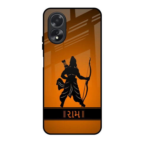 Halo Rama Oppo A18 Glass Back Cover Online