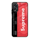 Supreme Ticket Oppo A18 Glass Back Cover Online