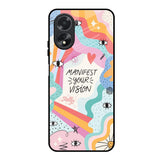 Vision Manifest Oppo A18 Glass Back Cover Online