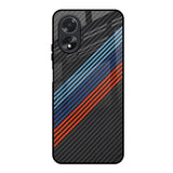 Carbon Inspired Oppo A18 Glass Back Cover Online