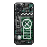 Green Camo Circuit Oppo A18 Glass Back Cover Online