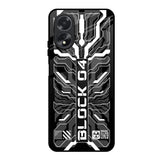 Monochrome Magic Oppo A18 Glass Back Cover Online