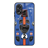 Car Adiction Oppo A18 Glass Back Cover Online