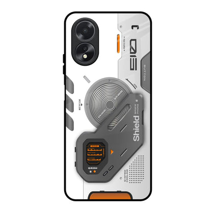 Liberty Cyber Oppo A18 Glass Back Cover Online