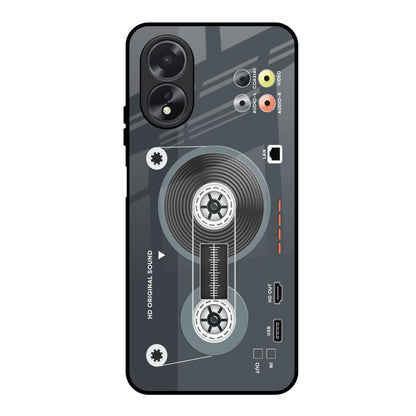 Retro Recorder Oppo A18 Glass Back Cover Online