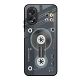 Retro Recorder Oppo A18 Glass Back Cover Online