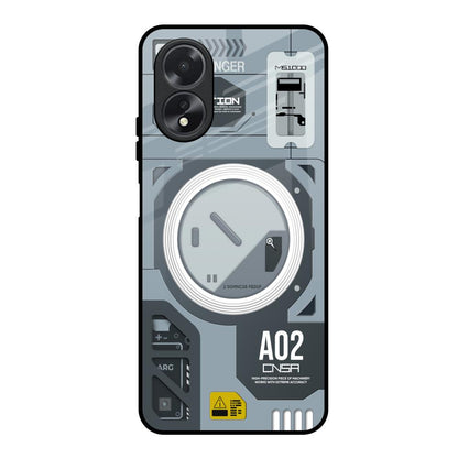 Modern Technology Oppo A18 Glass Back Cover Online