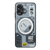 Modern Technology Oppo A18 Glass Back Cover Online