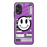Code with Smile Oppo A18 Glass Back Cover Online