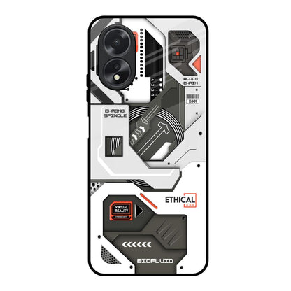 Explore Circuit Oppo A18 Glass Back Cover Online