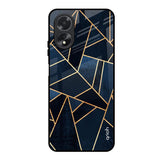 Abstract Tiles Oppo A18 Glass Back Cover Online