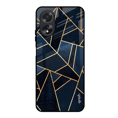 Abstract Tiles Oppo A18 Glass Back Cover Online