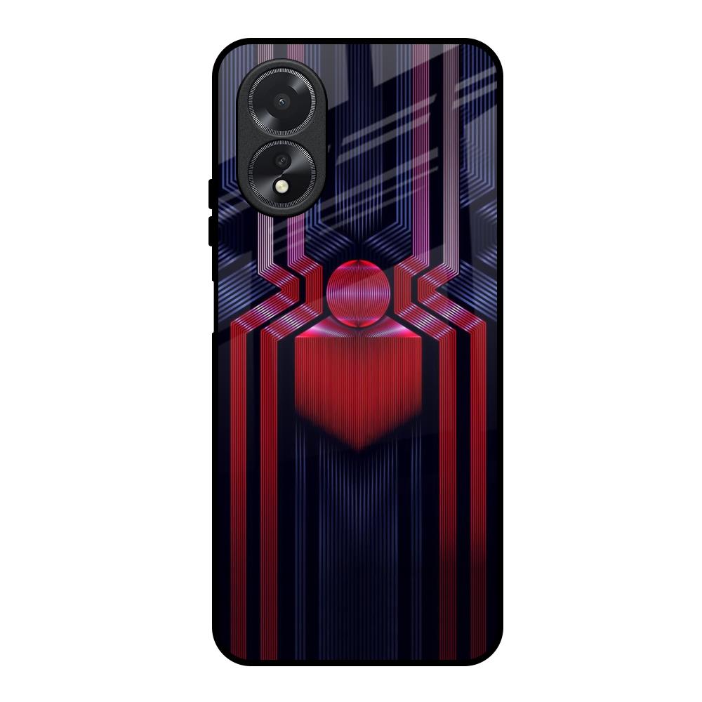 Super Art Logo Oppo A18 Glass Back Cover Online