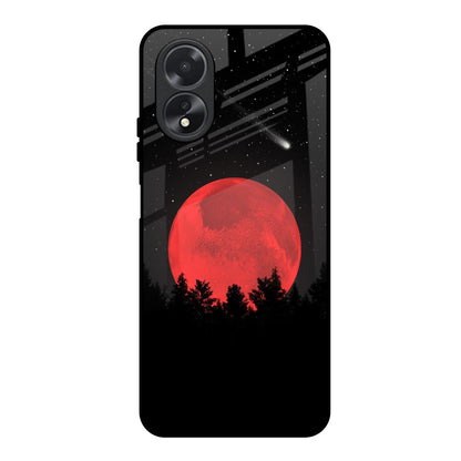Moonlight Aesthetic Oppo A18 Glass Back Cover Online