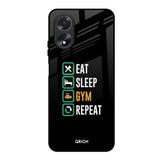 Daily Routine Oppo A18 Glass Back Cover Online