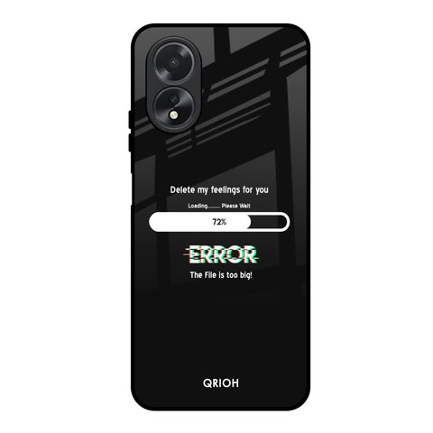 Error Oppo A18 Glass Back Cover Online