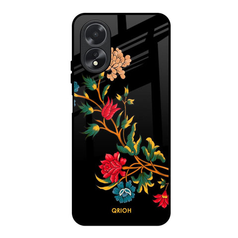 Dazzling Art Oppo A18 Glass Back Cover Online