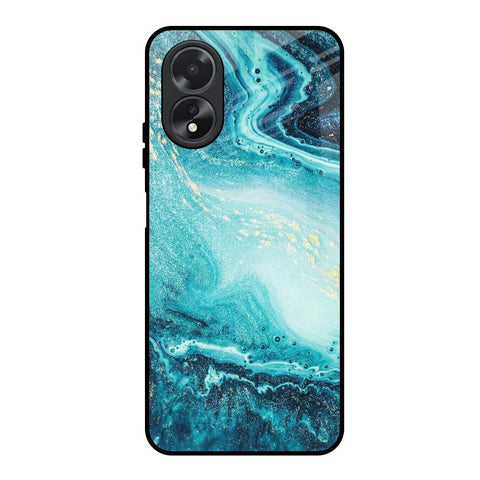 Sea Water Oppo A18 Glass Back Cover Online