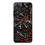 Vector Art Oppo A18 Glass Back Cover Online