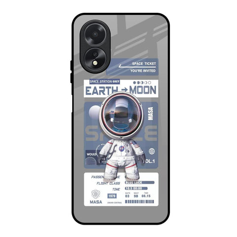 Space Flight Pass Oppo A18 Glass Back Cover Online
