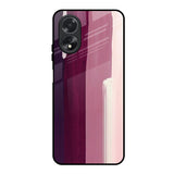 Brush Stroke Art Oppo A18 Glass Back Cover Online