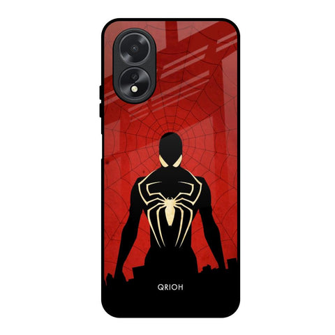 Mighty Superhero Oppo A18 Glass Back Cover Online