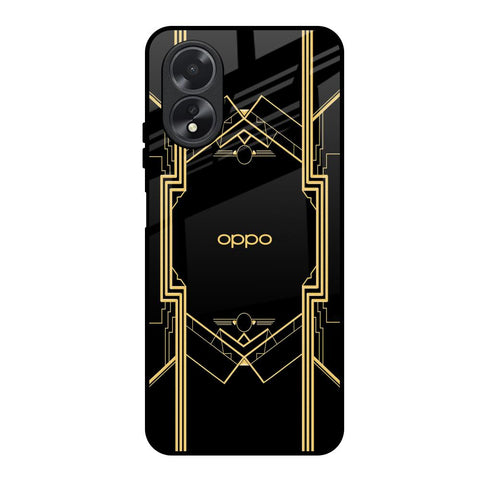 Sacred Logo Oppo A18 Glass Back Cover Online