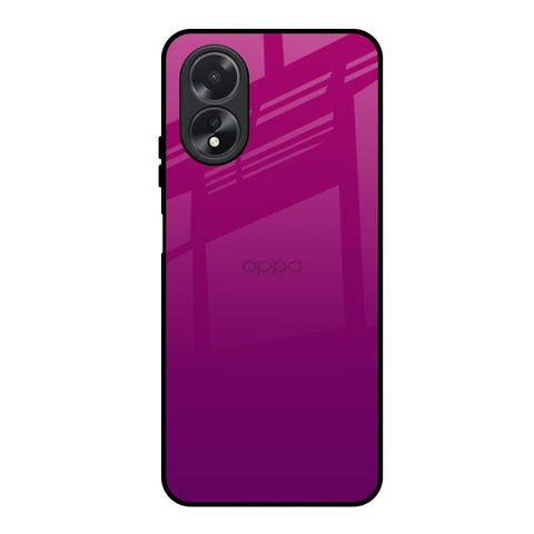 Magenta Gradient Oppo A18 Glass Back Cover Online