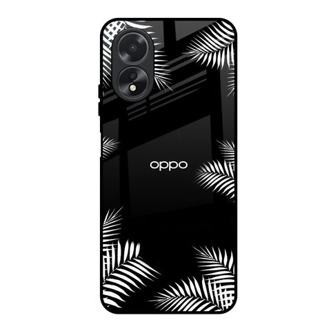 Zealand Fern Design Oppo A18 Glass Back Cover Online