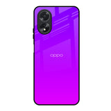 Purple Pink Oppo A18 Glass Back Cover Online
