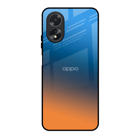 Sunset Of Ocean Oppo A18 Glass Back Cover Online